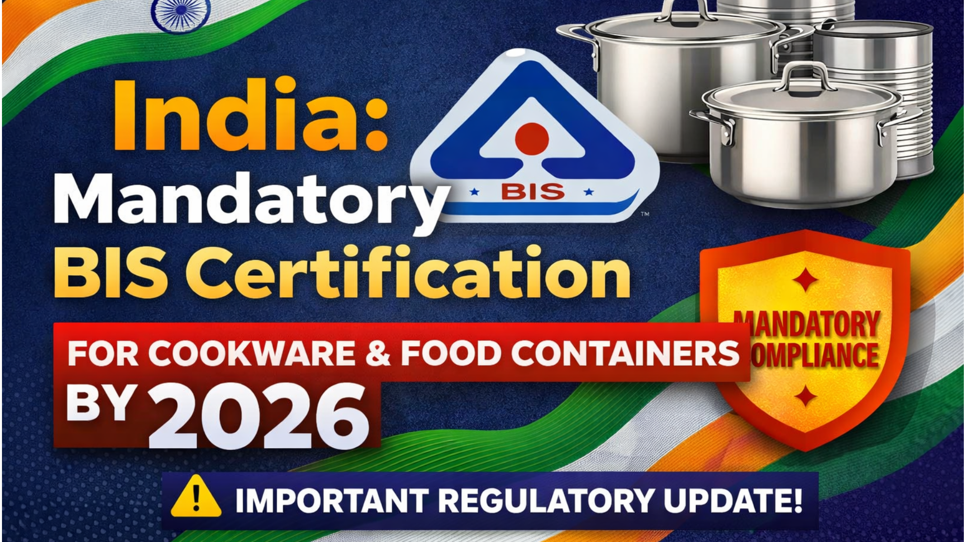BIS Certification Cookware 2026